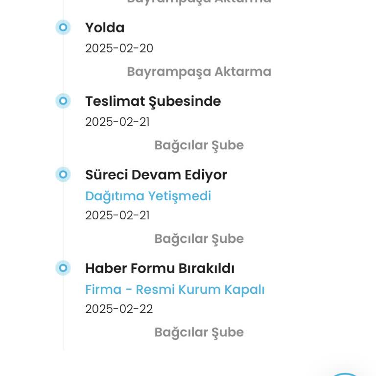 Bağcılar Şubesi'nde Bekleyen Kargo Ve İletişim Sorunları