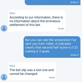 1xBet Marked My Winning Bet as a Loss, Refused to Correct the Mistake
