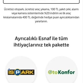 Vodafone Esnaf Paketi Ve Yanıltıcı Fiyatlandırma
