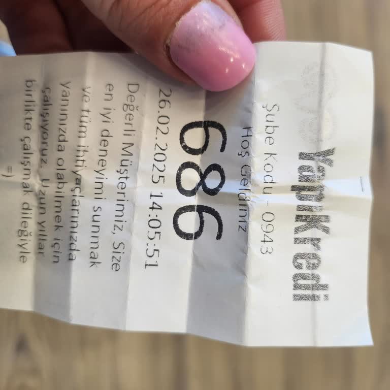 Yapı Kredi Şubesi'nde Sıra Ve Davranış Sorunu