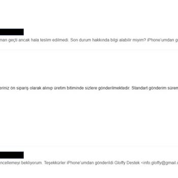 Gloffy.co'dan Sipariş Kaosu: Yanıltıcı Bilgiler Ve İptal Süreci