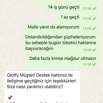 Gloffy.co'dan Sipariş Kaosu: Yanıltıcı Bilgiler Ve İptal Süreci
