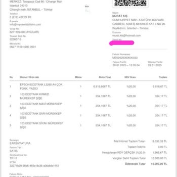 Epson L3260 Yazıcıdan Randıman Alamıyoruz, Servis İlgisiz