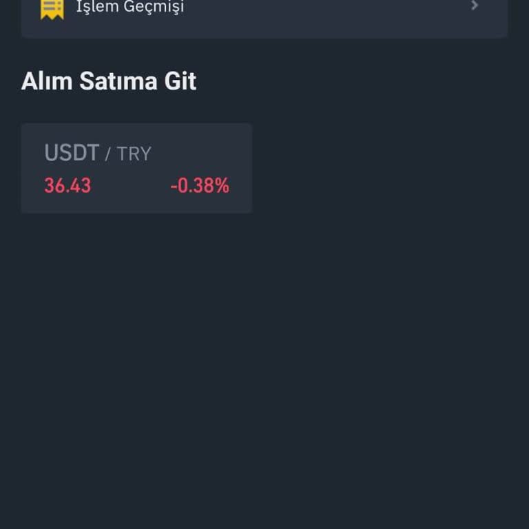 Binance TR'de USDT Bakiyesi Görünmüyor