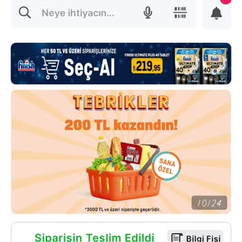 Migros Sanal Market'te Kampanya Sorunu: 200 Money Puan Yüklenmiyor