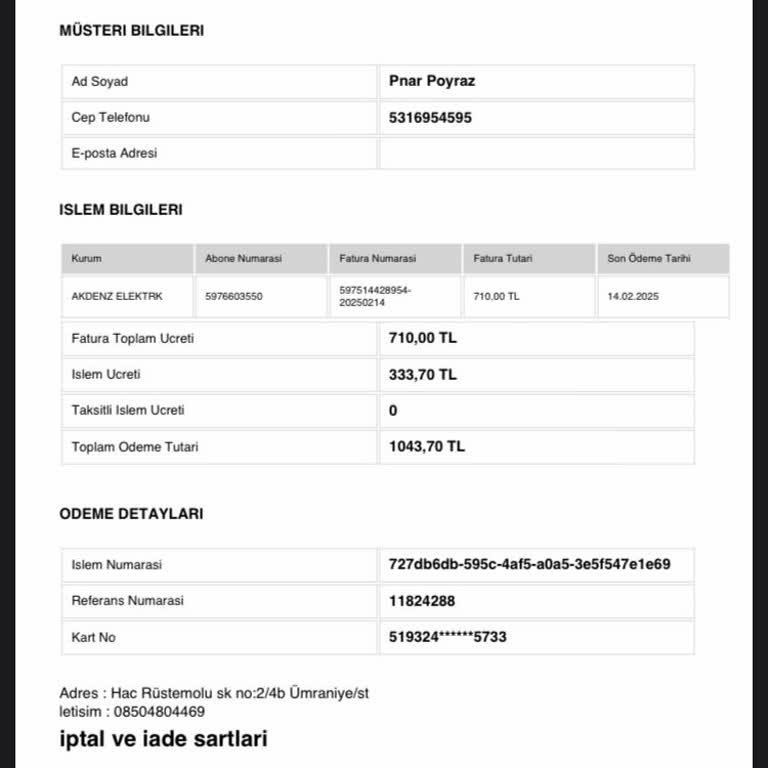 Haksız İşlem Ücreti Ve İade Sorunu