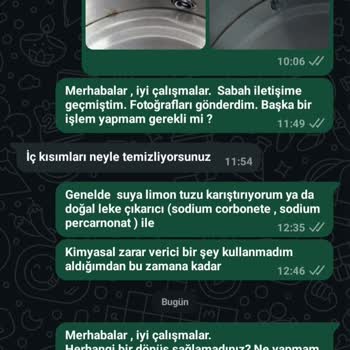 Paslanmaz Ürün Paslanıyor, Servis İlgisizliği Can Sıkıyor