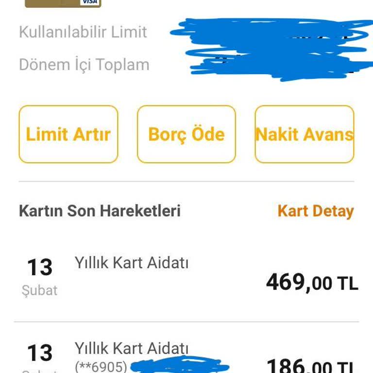 VakıfBank Kart Aidat Ücreti İadesi Talebi