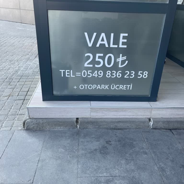 Vale Ve Otopark Ücretleriyle İlgili Hayal Kırıklığı