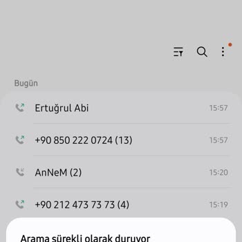 Samsung S24 Plus Arama Ekranı Sorunu