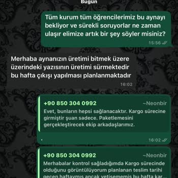 Teslimat Ve İletişimde Büyük Hayal Kırıklığı