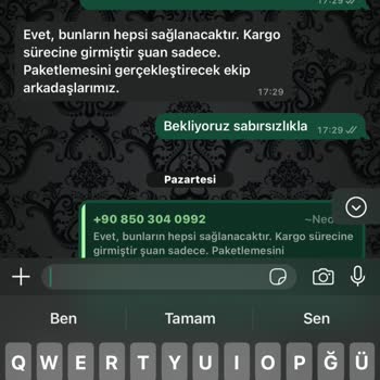 Teslimat Ve İletişimde Büyük Hayal Kırıklığı
