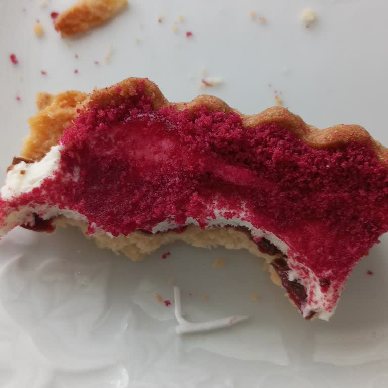 Büyük Markadan Beklenmeyen Plastik Parçalı Meyveli Turta