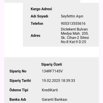 Geciken Kargo Ve İade Talebi