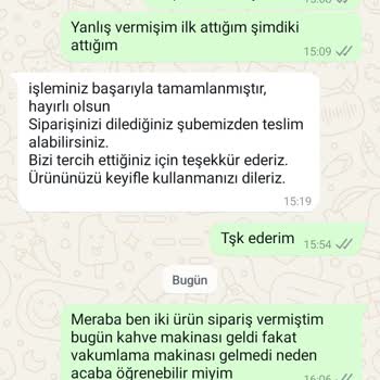 Sipariş Eksikliği Ve Yetersiz Müşteri Hizmetleri Deneyimi