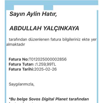 Yanlış Fatura Ve Kişisel Bilgi İhlali