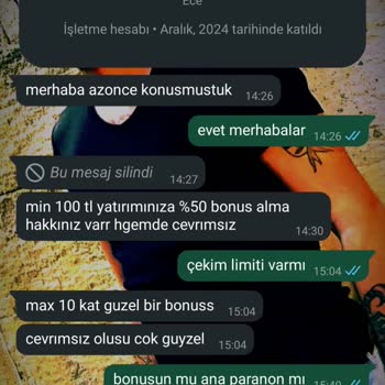 Müşteri Temsilcisinden Uygunsuz İletişim