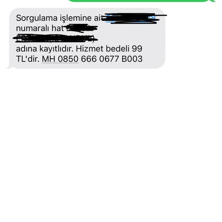 Yüksek Ücretli Bilinmeyen Numara Sorgulama Şoku