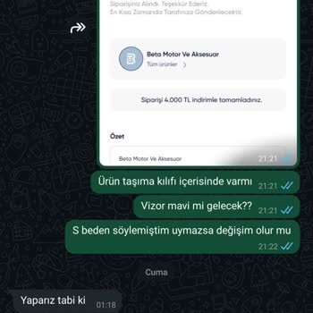Yanlış Beden Gönderimi Ve İade Sorunu