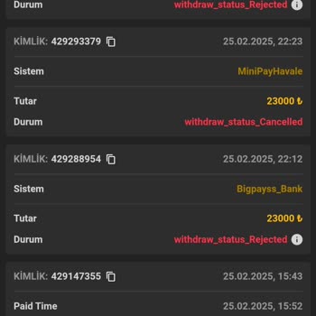 Betmoney'de Kazanç Sıfırlama Sorunu