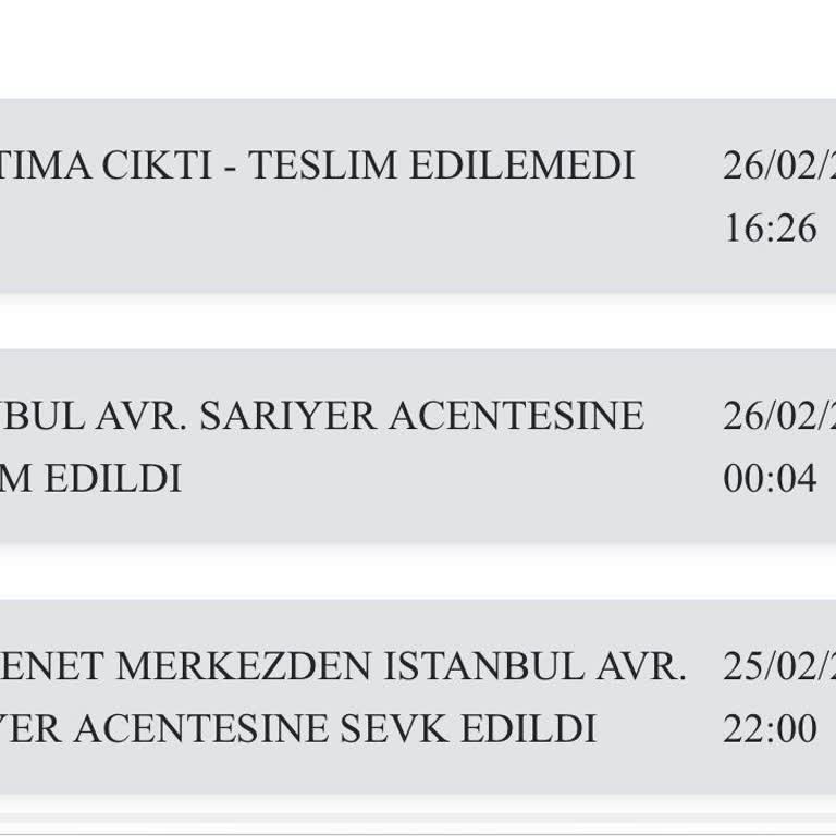 Yanıltıcı Teslimat Bildirimi Ve Müşteri Hizmetleri Sorunu