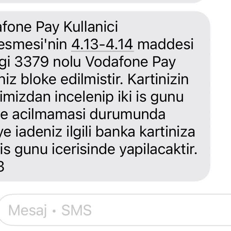 Alışveriş Sonrası Beklenmedik Bloke Sorunu