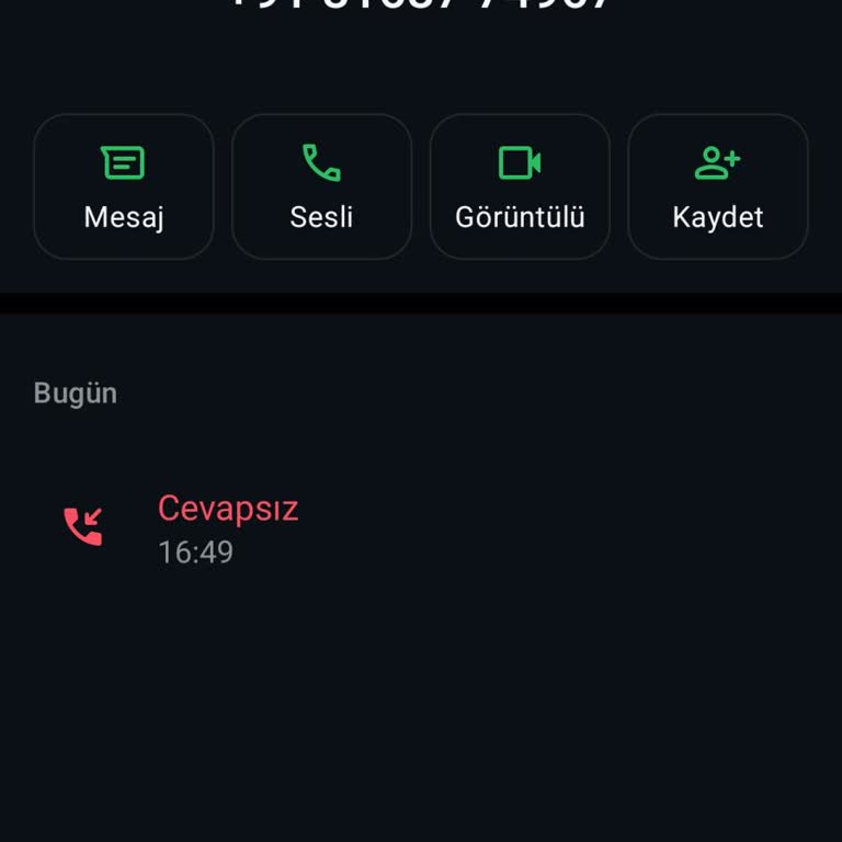 WhatsApp Üzerinden Yabancı Numarayla Rahatsız Edilme