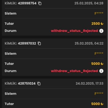 Kazancım Engellendi Ve Ödeme Yapılmadı