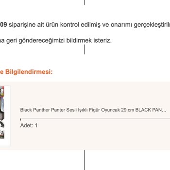 Kırık Oyuncak Ve Yetersiz İade Süreci