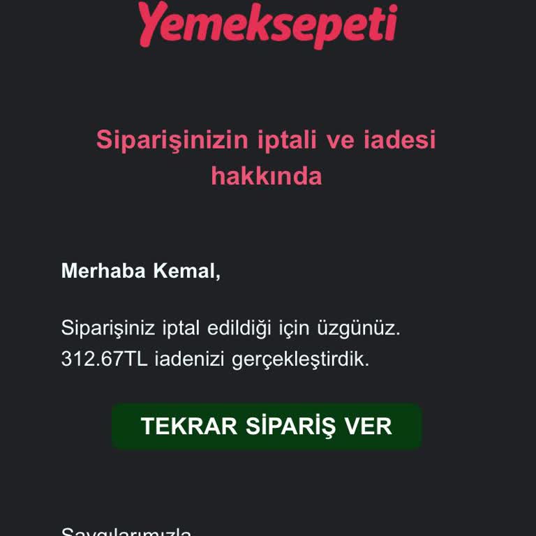 Kurye Geldi Ama Sipariş İptal Edildi: Bekleyişin Karşılığı Yok Mu?