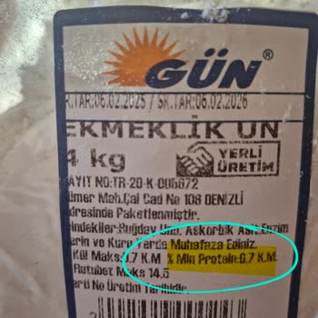 Gün Market Ekmeklik Un Diye Sattıkları Un Kek Unu