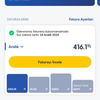 Turkcell'de Fatura Ve İnternet Limiti Sorunu