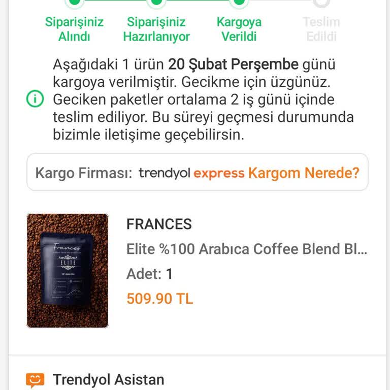 Trendyol Express Teslimat Yapmadı!