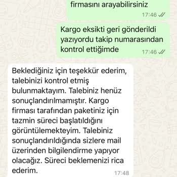 Fashfed Aldığım Ürün Elime Ulaşmadan Kargodan Geri Gönderildi Diye Bildirim Geldi