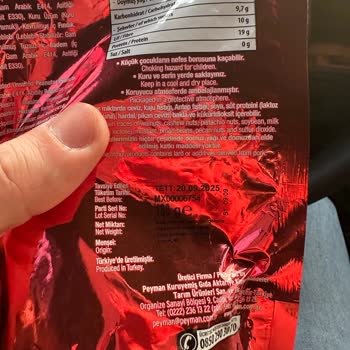 Peyman Çerez Paketi İçinden Saç Çıktı