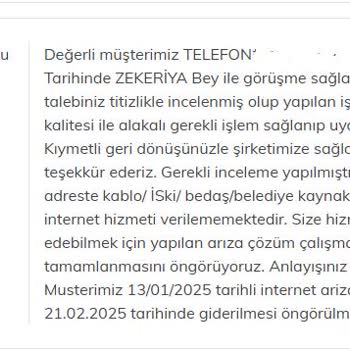 Türk Telekom'un İlgisizliği Ve Oyalama Taktikleri