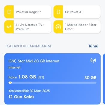 Turkcell'de Hediye İnternet Sorunu