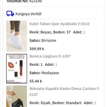 Birissine Farklı Ürün Gönderdi İade Ettim Dönüş Yapılmadı!