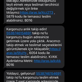 Aras Kargo Pursaklar Şubesi Teslimat Sorunu