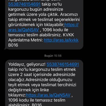 Aras Kargo Pursaklar Şubesi Teslimat Sorunu