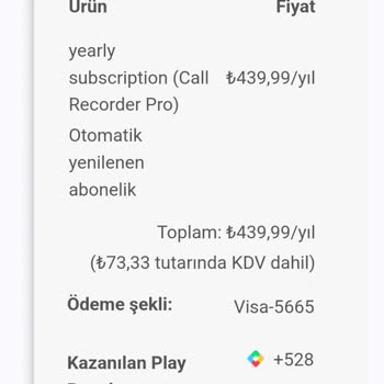 Ücret Ödediğim Uygulama Çalışmıyor