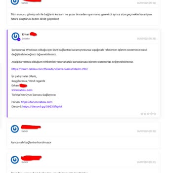 Rabisu İle Hayal Kırıklığı: Sunucu Hizmetinde Büyük Sorunlar