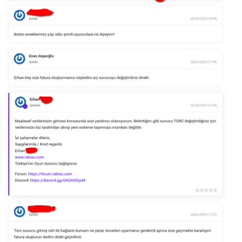 Rabisu İle Hayal Kırıklığı: Sunucu Hizmetinde Büyük Sorunlar