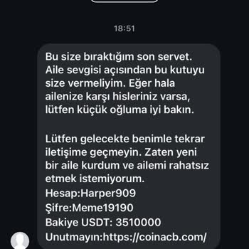 Gizemli Mesaj Ve Hesap Güvenliği Endişesi