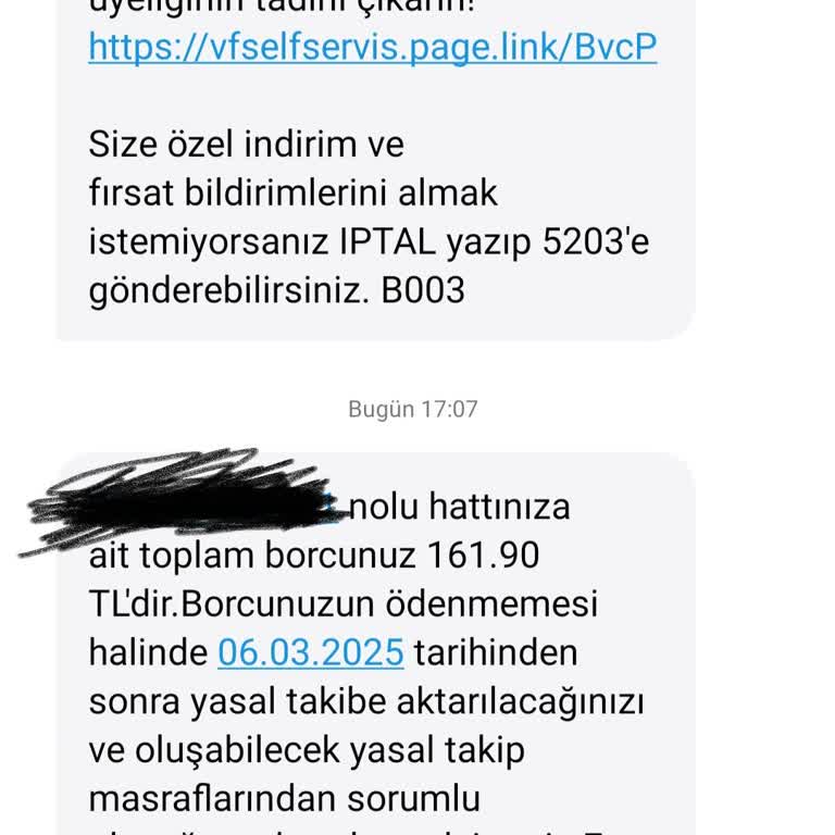 Yanlış Borç Mesajlarıyla Sürekli Rahatsız Ediliyorum