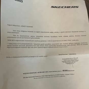 Skechers Ayakkabıda 2 Ayda Yırtılma Ve İade Sorunu