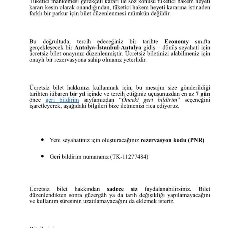 THY'nin Bilet İadesi Ve Kullanım Süreci Sorunları