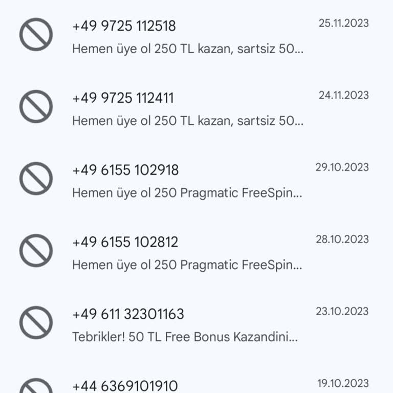 Sürekli Gelen Spam SMS'ler Ve Çözüm Arayışı