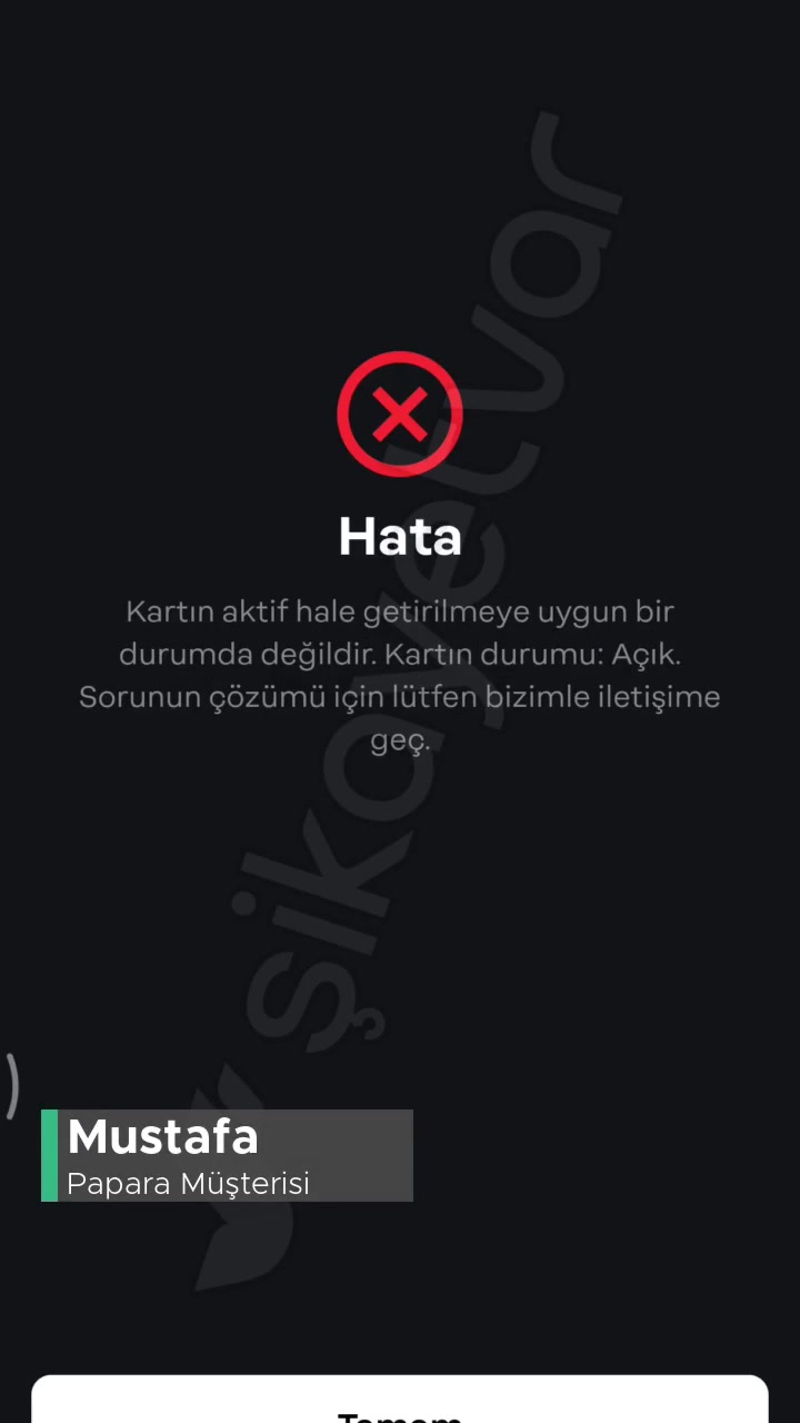 Papara Hatanın Çözülmesini İstiyorum! videonun kapak resmi