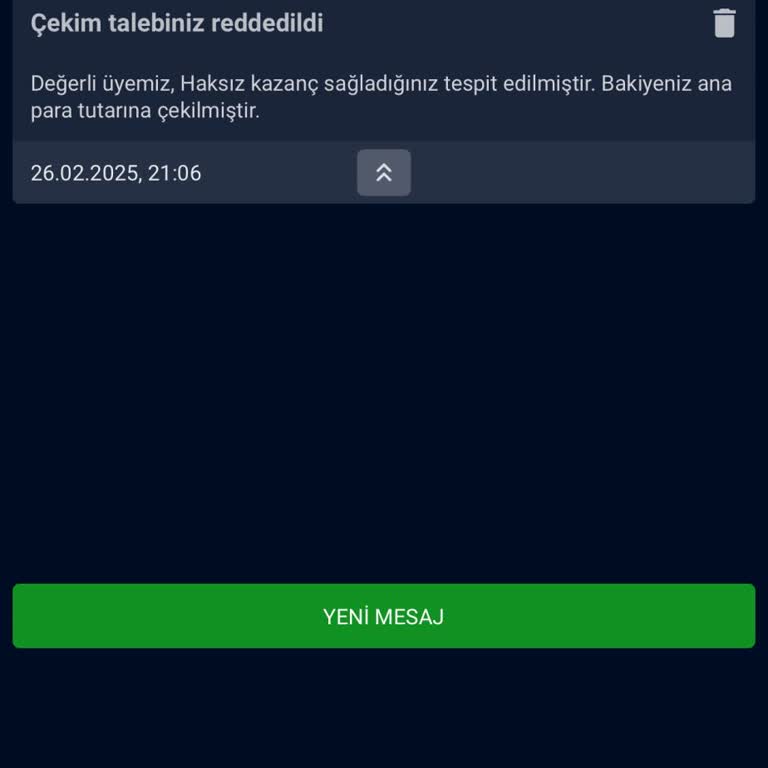 Bayconticasino Çekim Talebi Verdim, Ancak İptal Edildi!